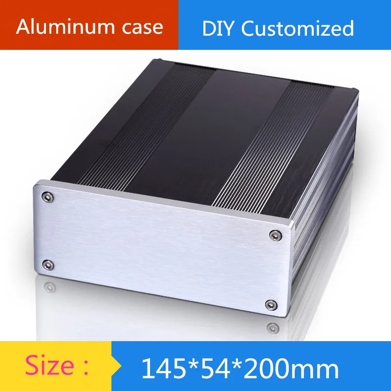 case size145*54*200 mm aluminum amplifier chassis DAC Chassis HIFI