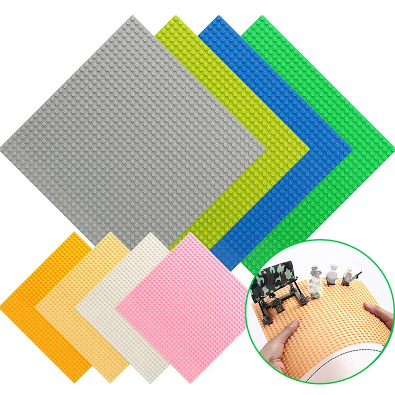 

High-Quality Double-sided 32*32 Dots Baseplates For Small Bricks DIY Building Blocks Base Plate Blocks