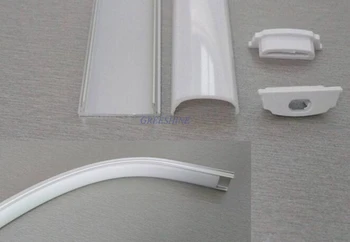 

W14XH6.4MM for 8-9MM PCB LED Strip Free Shipping 1M 2M LED Strip Profile Aluminum Extrusion Profile 50M/lot