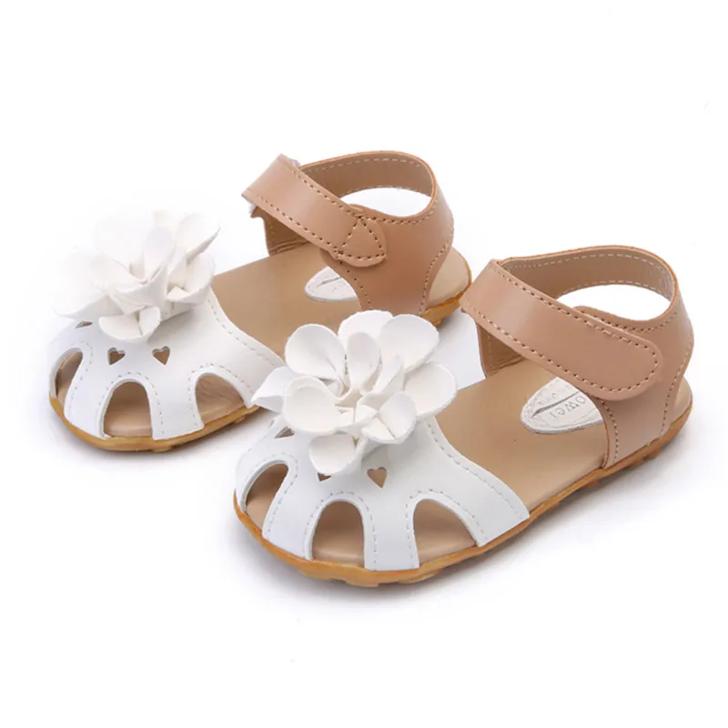 

Mudibear Flower Toddler Girls Sandals Children Beach Shoes Summer Kids Sandals For Baby Girls Cut-outs Breathable sandalias Baby