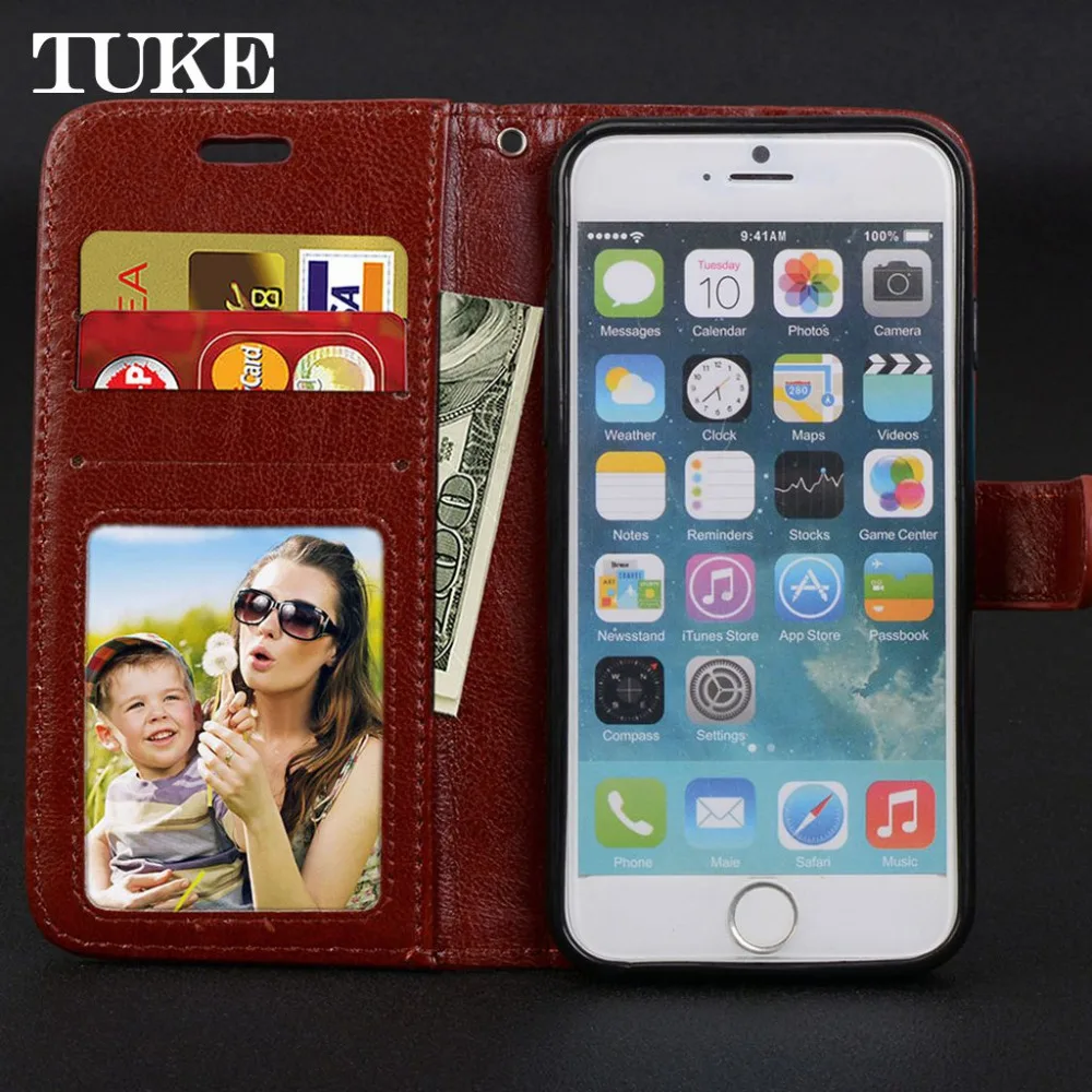 Брендовый чехол TUKE для телефона Funda huawei nova 2 кожаный флип-чехол мягкий из ТПУ Nova2 |