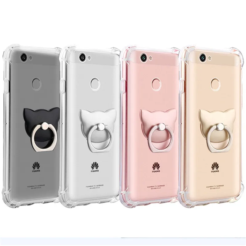 

For Huawei Honor 8 Lite Y5 Y6 Y7 Y9 Prime 2017 2018 2019 Enjoy 7 8E 9 Lite P Smart Plus Transparent Shockproof Case Soft Cover