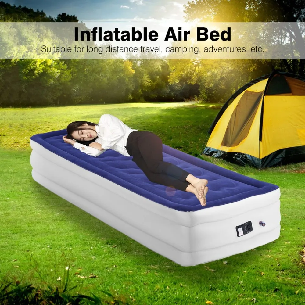 

Newest Portable Inflatable Air Bed Travel Mattress Bed Universal Multi functional Outdoor Camping Cushion Mat for 1 Person
