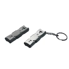 Походный мини-портативный титановый аварийный свисток 120 децибелов аварийный свисток