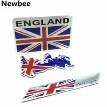 3d liga de alumínio gb inglaterra mapa reino unido bandeira emblema reino unido emblema decalque da motocicleta decoração do carro etiqueta para mini benz bmw