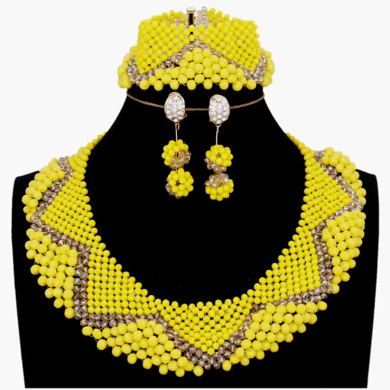 4ujewelry Wedding jewelry Sets For Brides Yellow Gold