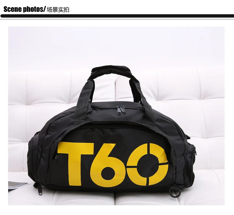 Сетчатая дышащая спортивная сумка, рюкзак с карманом для обуви, женская и мужская водонепроницаемая сумка, большая нейлоновая спортивная сумка для фитнеса и путешествий