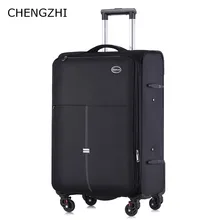 CHENGZHI 2" 24 дюймов Модные мужские деловые водонепроницаемые нейлоновые сумки на колёсиках, вертушки, чемодан на колесиках, Женская дорожная сумка с колесиками