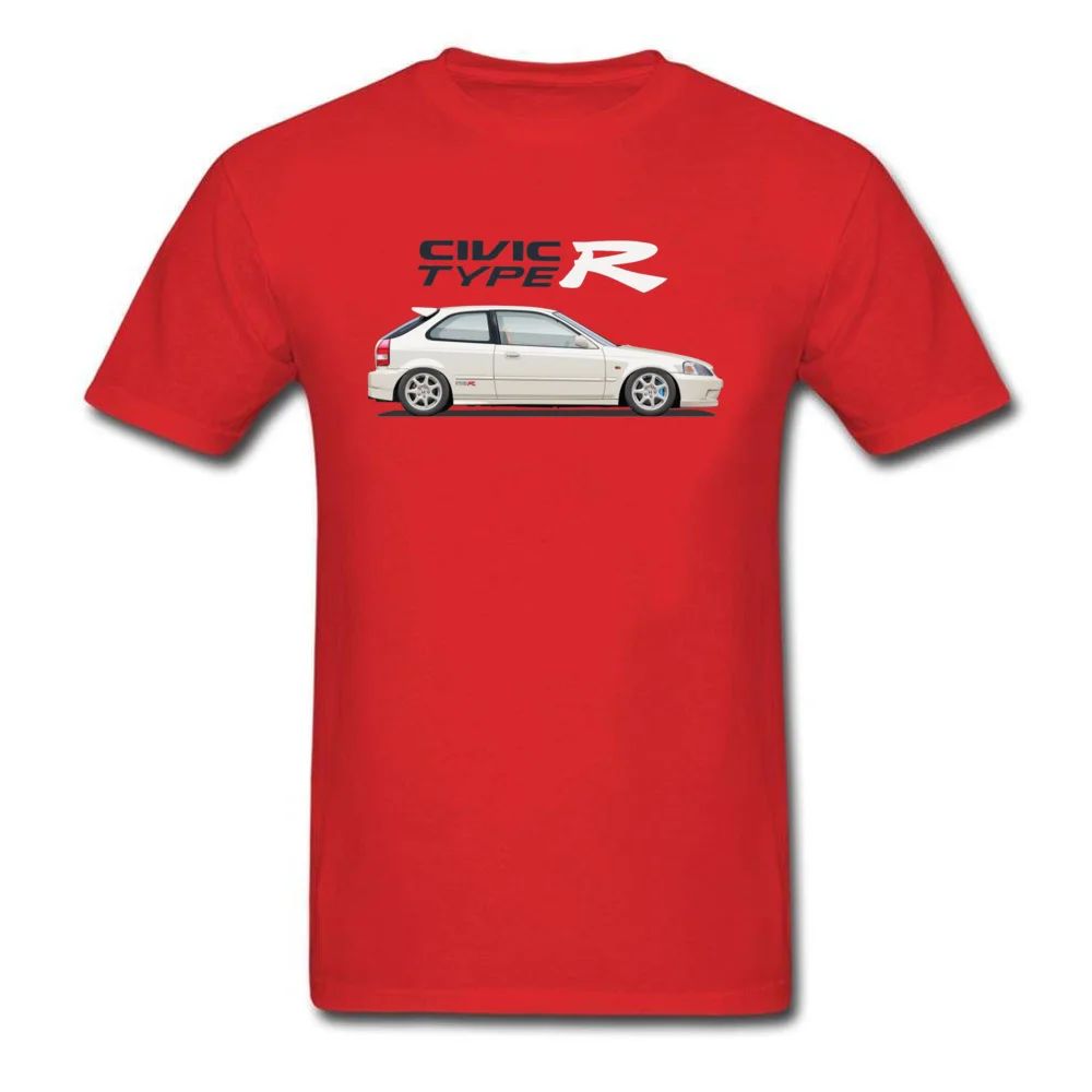 Newest Male Tops Shirts Civic Type R EK 55 Design T Shirt Cotton Short Sleeve Street T-shirts O-Neck Drop Shipping Civic Type R EK 55 red