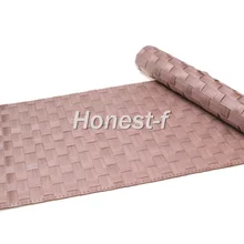 Кофейные цветные термостойкие столовые приборы, крестовые полипропиленовые настольные коврики для столовой, кухни