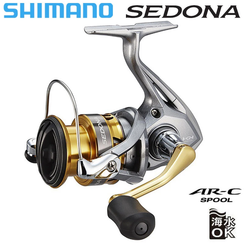 

2017 SHIMANO SEDONA 1000 C2000S 2500HG C3000HG 4000XG C5000XG 6000 gear ratio 5.0:1/6.2:1 Front Drag Spinning Reel G-Free Body