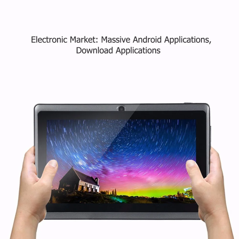 Q88 7 дюймов Экран Andriod 4,4 4 ядра 512 М+ 4G 1.3MP Камера Детские ...