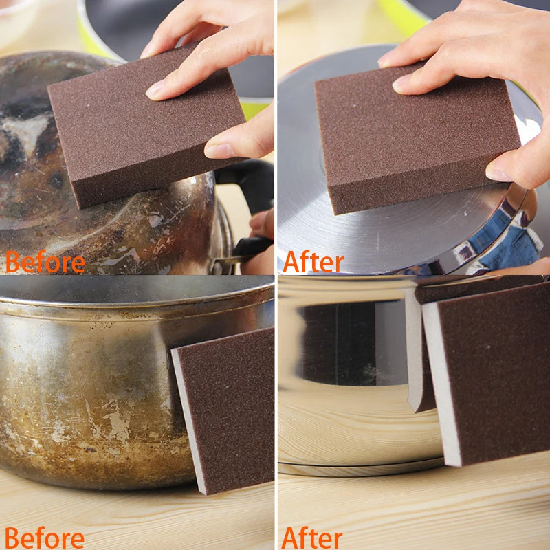 

5pcs Nano Sponge Magic Eraser for Removing Rust cleaning cotton Emery sponge Melamine sponge kitchen supplies descaling Clean