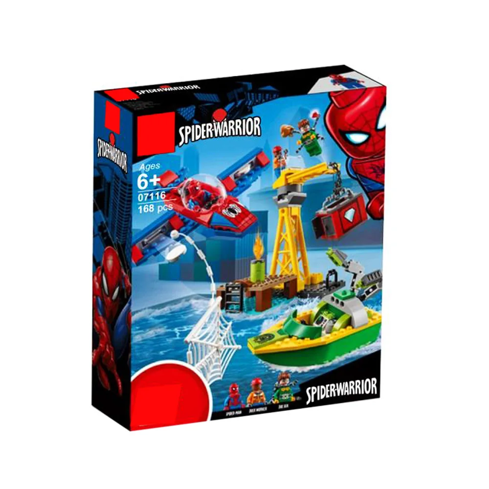 

2019 Super Hero Set 07116 Doc Ock Diamond Heist Compatible with LegoING Spider-Man 76134 Building Blocks Toys for Children Gift