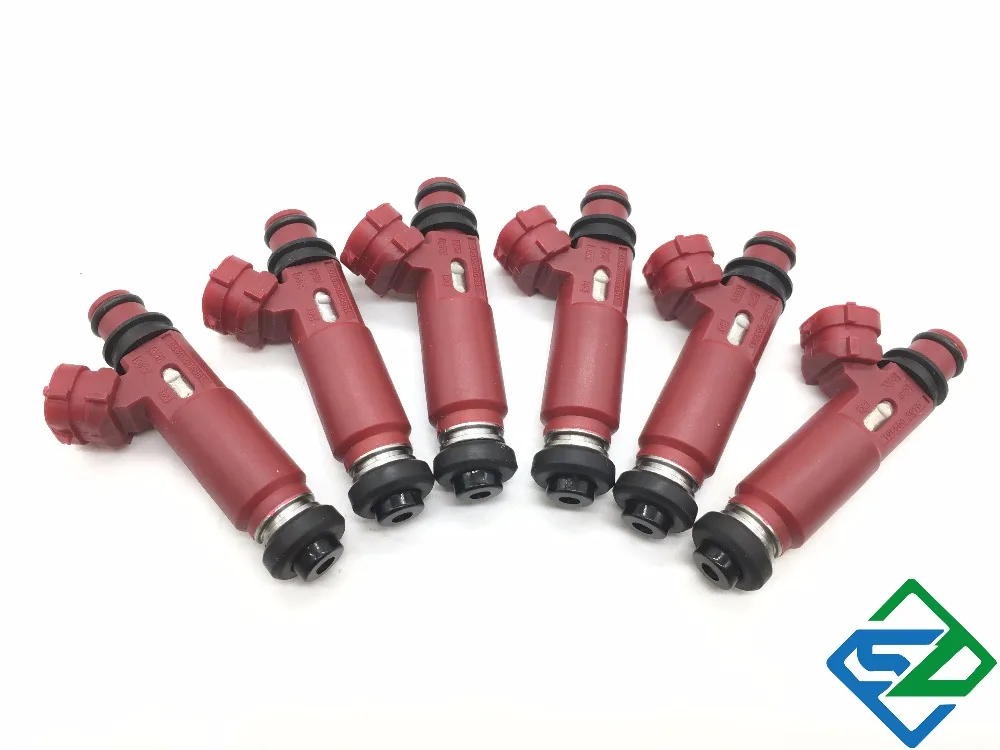 6 шт. Форсунка топливной форсунки для 2001-2002 Mitsubishi Montero 3.5L-V6 OEM: MD357267 195500-3970 1955003970 |