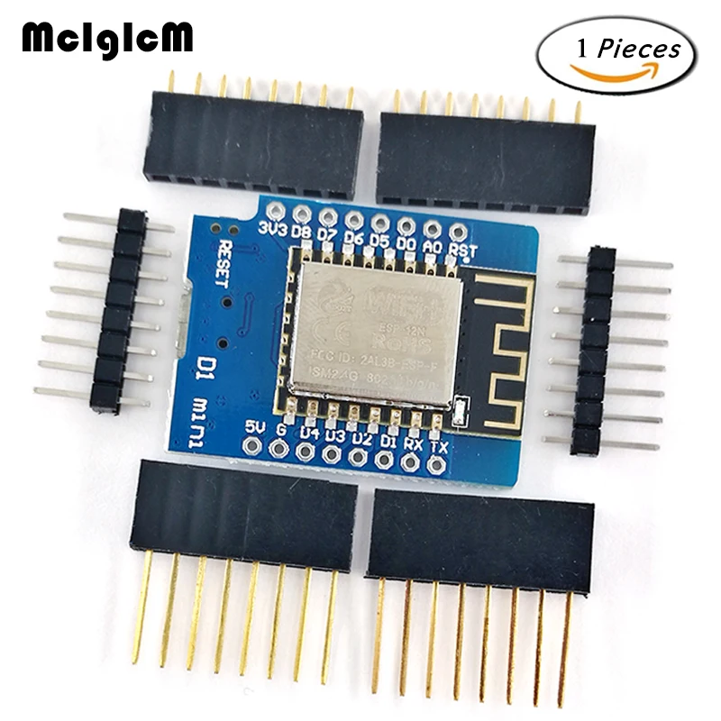 

MCIGICM 1 sets ESP8266 ESP-12 ESP12 WeMos D1 Mini Module Wemos D1 Mini WiFi Development Board Micro USB 3.3V Based On ESP-8266