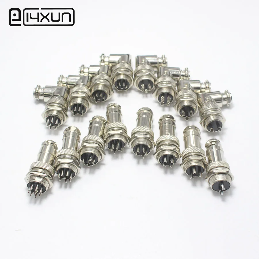 1set GX16 Male Plug + Female jack 16mm Electric Scooter Electrical