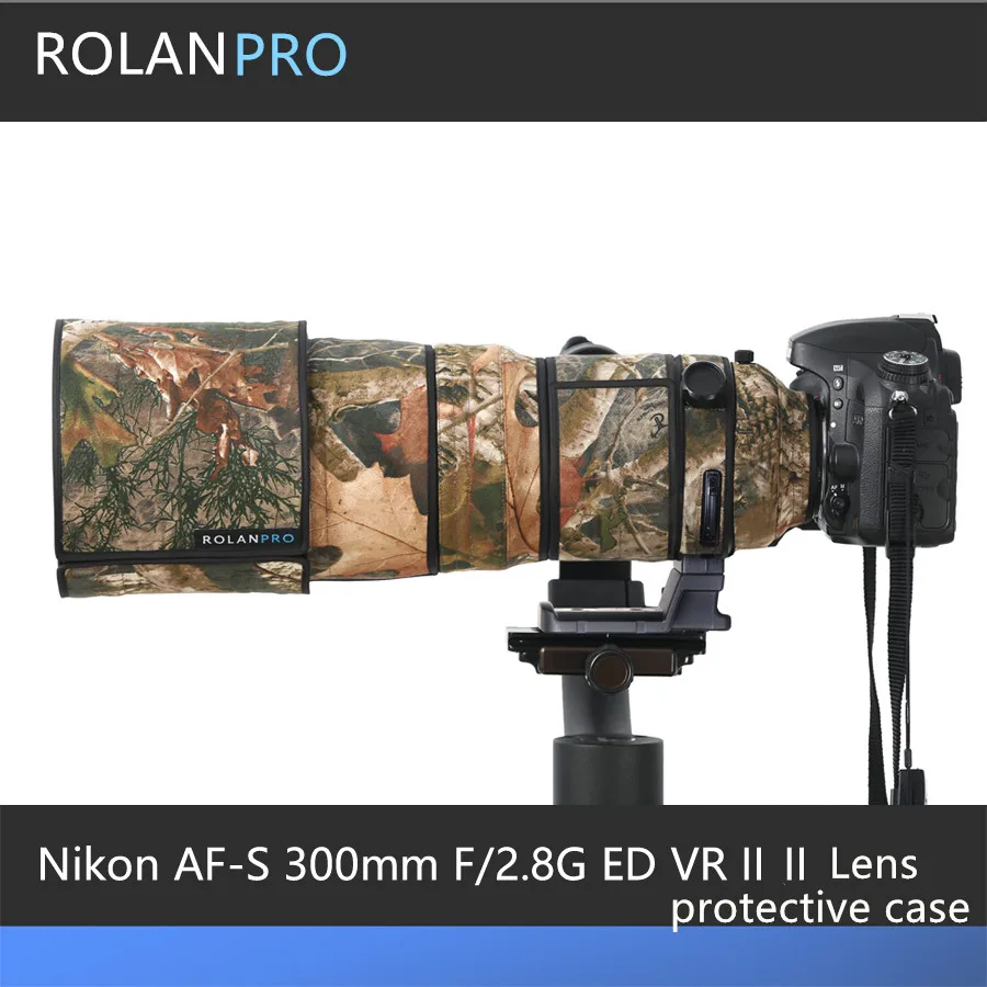Camera Lens Coat Camouflage AF S 300mm f/2.8G ED VR Lens protective