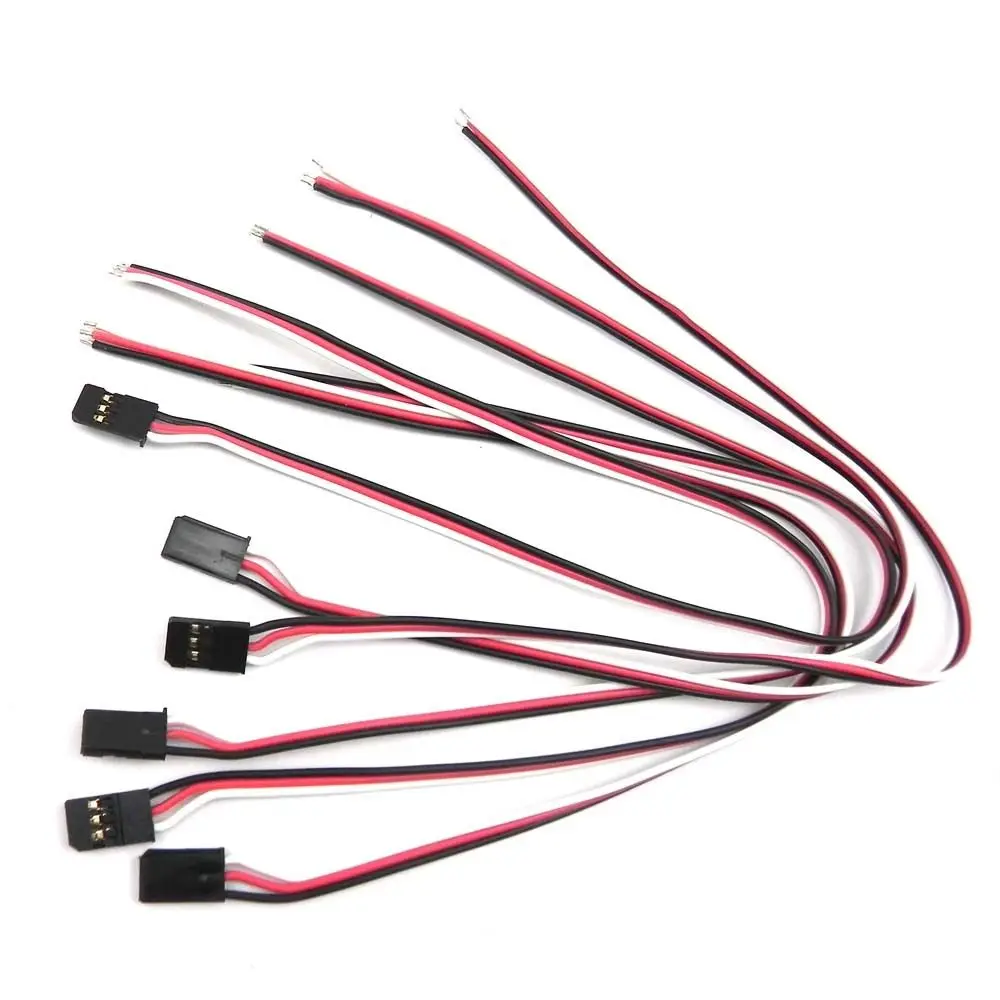 

5pcsNEW 12" 300mm 30cm AWG RC servo extension Lead wire cable (3 WIRE) for Rc Car Helicopter