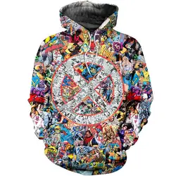 Новый Лидер продаж Аниме свитер с капюшоном для мужчин пуловер Новинка уличная одежда 3D Принт толстовки костюмы мультфильм костюм хип хоп