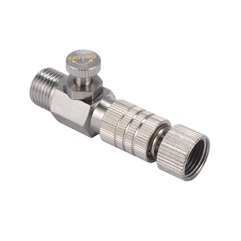 

Alloy Quick Release 1/8" Fitting Airbrush Coupler Adapter Valve Disconnect Air Flow Control Kit AD030
