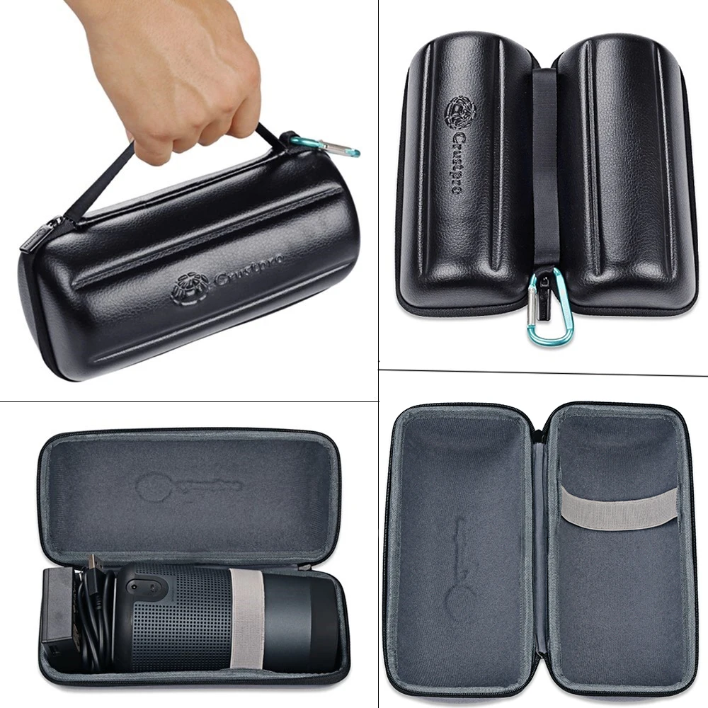 

Russia Fashion PU Velvet Protective Speaker Portable Hard Carrying Box Pouch Cover Bag Case For Bose SoundLink Revolve Speaker