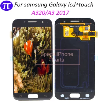 

Super AMOLED For 4.7'' Samsung A320 LCD A3 2017 Display LCD Screen Touch Digitizer Assembly for Samsung A3 2017 LCD
