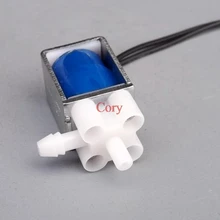 1 шт. DC 5 в 6 в мини двухпозиционный трехпозиционный Миниатюрный электромагнитный клапан маленький клапан с электрическим управлением выпускной клапан