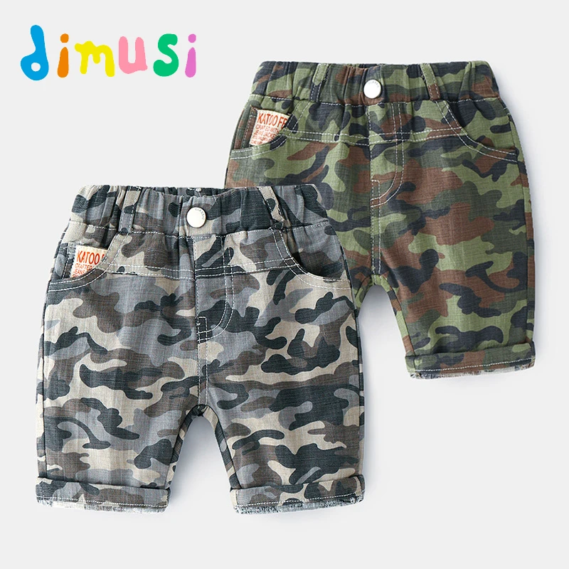 

DIMUSI Summer Boys Trousers Shorts Boy Girls Shorts Children's Cotton Beach Shorts Children Kids Sports Camouflage Shorts,EA071