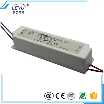 

waterproof led power Plastic case CE RoHS authentication LPV-60-12 output 12v 5A switching power supply