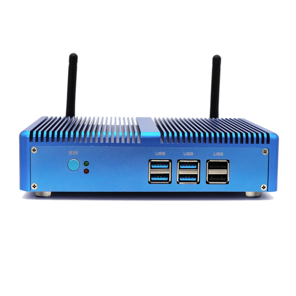 Мини компьютер Eglobal мини Intel Celeron 2955U 4 Гб ОЗУ 64 ГБ SSD безвентиляторный Barebone 300 м Wi Fi K
