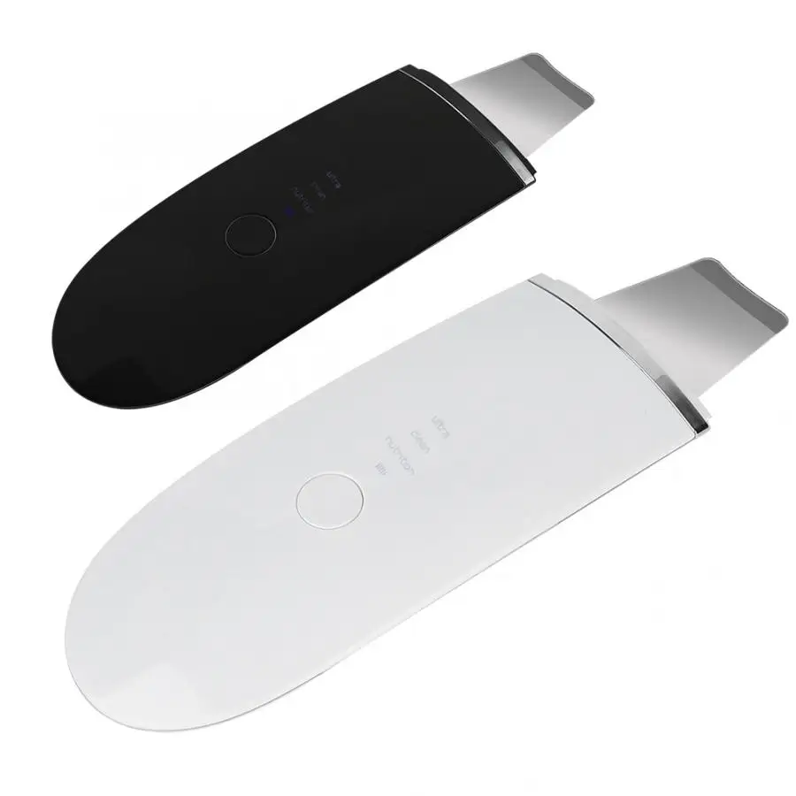 High-end Wireless Charging Ultrasonic Vibration Skin Scrubber Blackhead Cutin Cleansing Spatula a