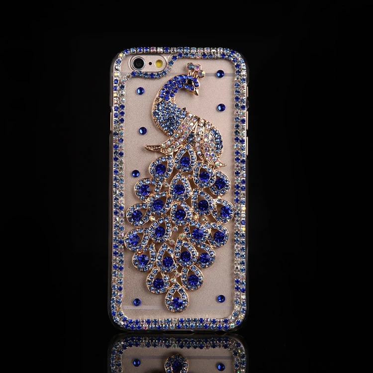 

DIY Diamond 3D Peacock Phoenix Bling Rhinestone Cases For Sony Xperia XA1 XA2 Ultra XZ XZ1 XZ4 Compact L3 Capa Fundas