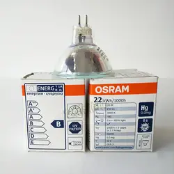 Для 2PSC OSRAM DECOSTAR 51 S, 44860 WFL 12 V 20 W немецкая лампа, 36 градусов, 44860WFL GU5.3 галогенная лампа, деко крышка Стандартный, УФ-фильтр