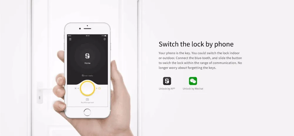 Xiao mi Sherlock Smart sticker S2 Smart Lock Инструкция по блокировке mi Home lock the Lock