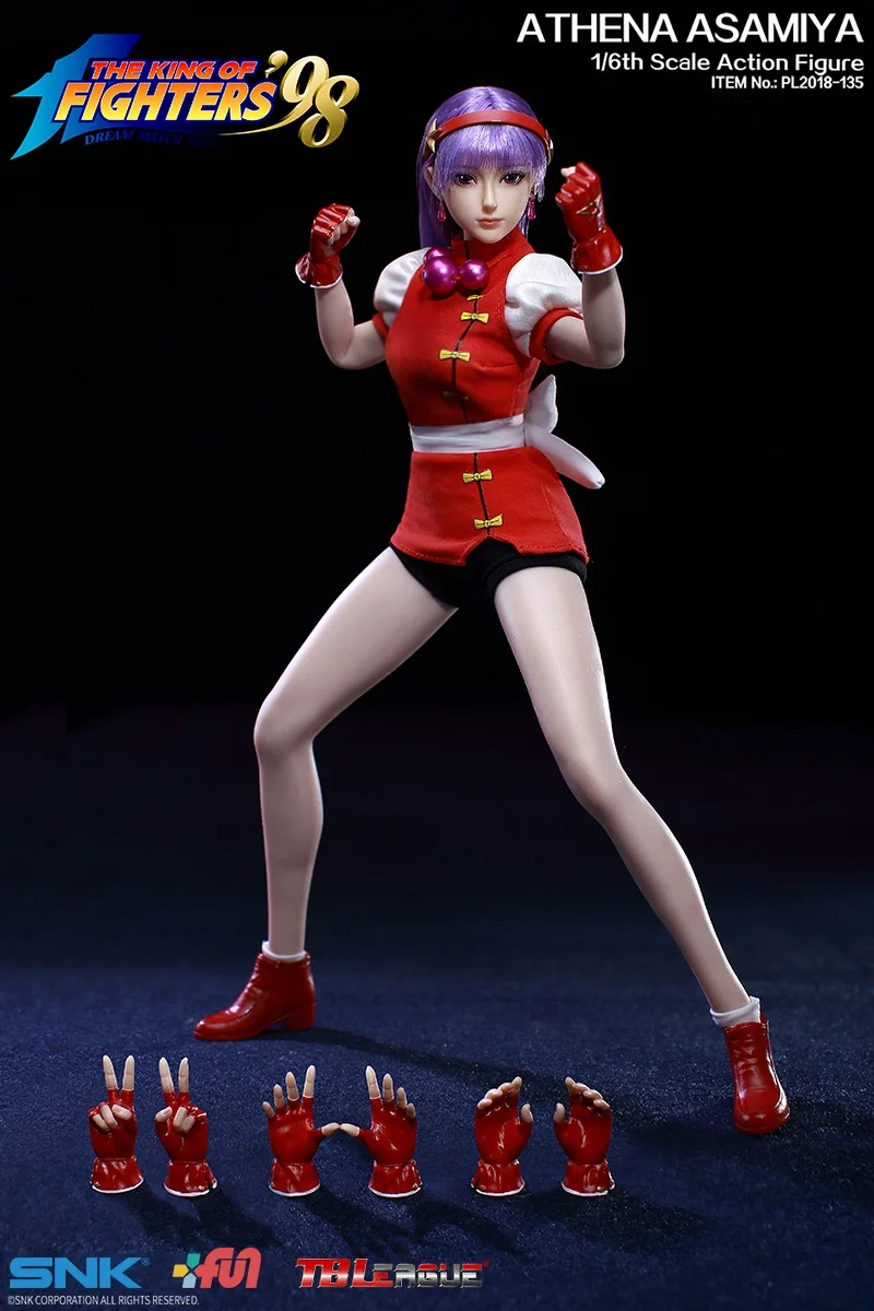 TBLeague PHICEN бесшовный Женский Корпус KOF 98 Athena Asamiya 1/6 фигура|Игровые фигурки и