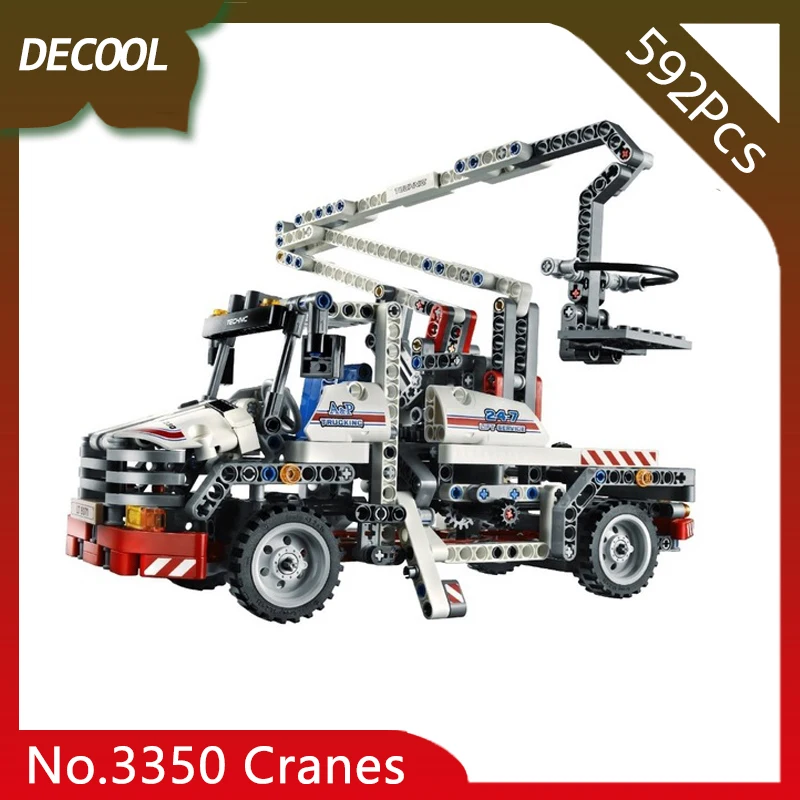 

Doinbby Store 3350 592Pcs Technic Series Cranes Model Building Set Blocks Bricks Compatible with Legoings