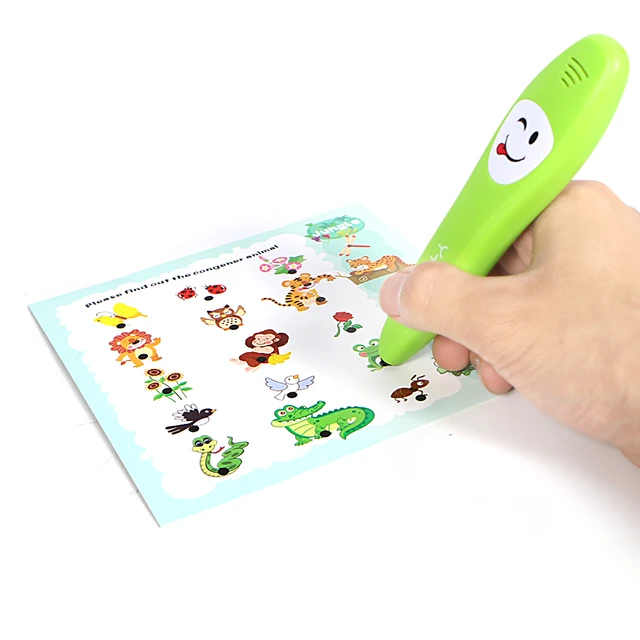 Electronic Smart Logic Pen Reading Book Y-pen,Right or Wrong Match Learning Game for Parent-child Toy,120 Knowledge Points Toy 1