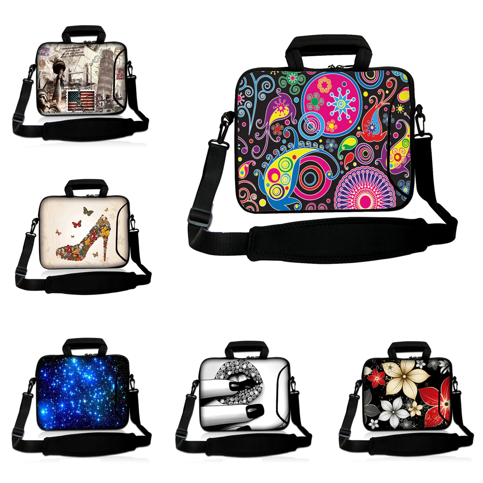 

17 15 12 14 10 13 13.3 17.3 15.6 11.6 9.7 10.1 inch Women's Shoulder Strap Messenger Laptop Bags For Chuwi Toshiba Macbook Air