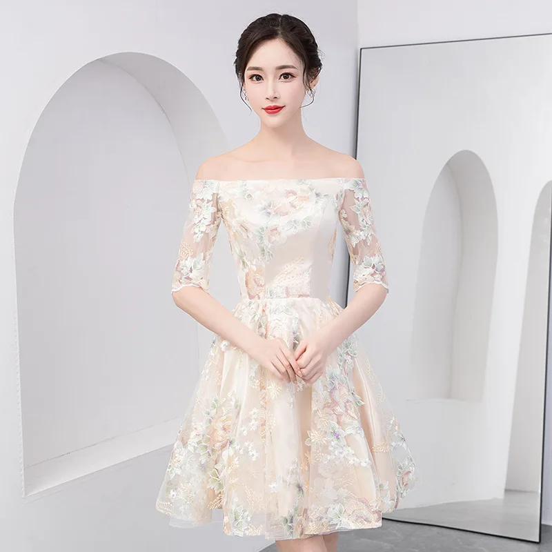 

Bride Party Dress Oriental Womens Cheongsam Noble Chinese Style Elegant Long Qipao Luxury Wedding Robes Clothes Vestido XS-XXXL