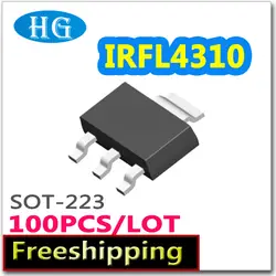 SMD IRFL4310 100 шт. SOT223 N-channel 100 В 1.6A PDF внутри mosfet