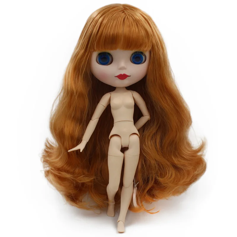 Шарнирная кукла Blyth, Neo Blyth кукла Обнаженная Заказная матовое лицо куклы можно изменить макияж и платье DIY, 1/6 шарнирные куклы NO52 - Цвет: NO.49