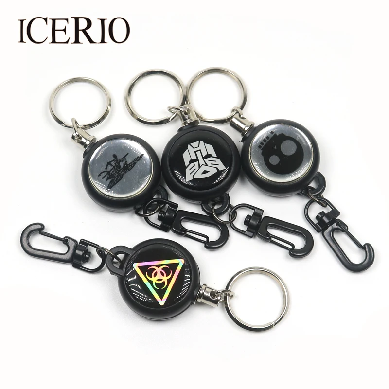

ICERIO 1 Pieces Fishing AccessoriesClip Stretching Clasp Fly Fishing Zinger Retractable Reel Cord String Retractor Tying Tool