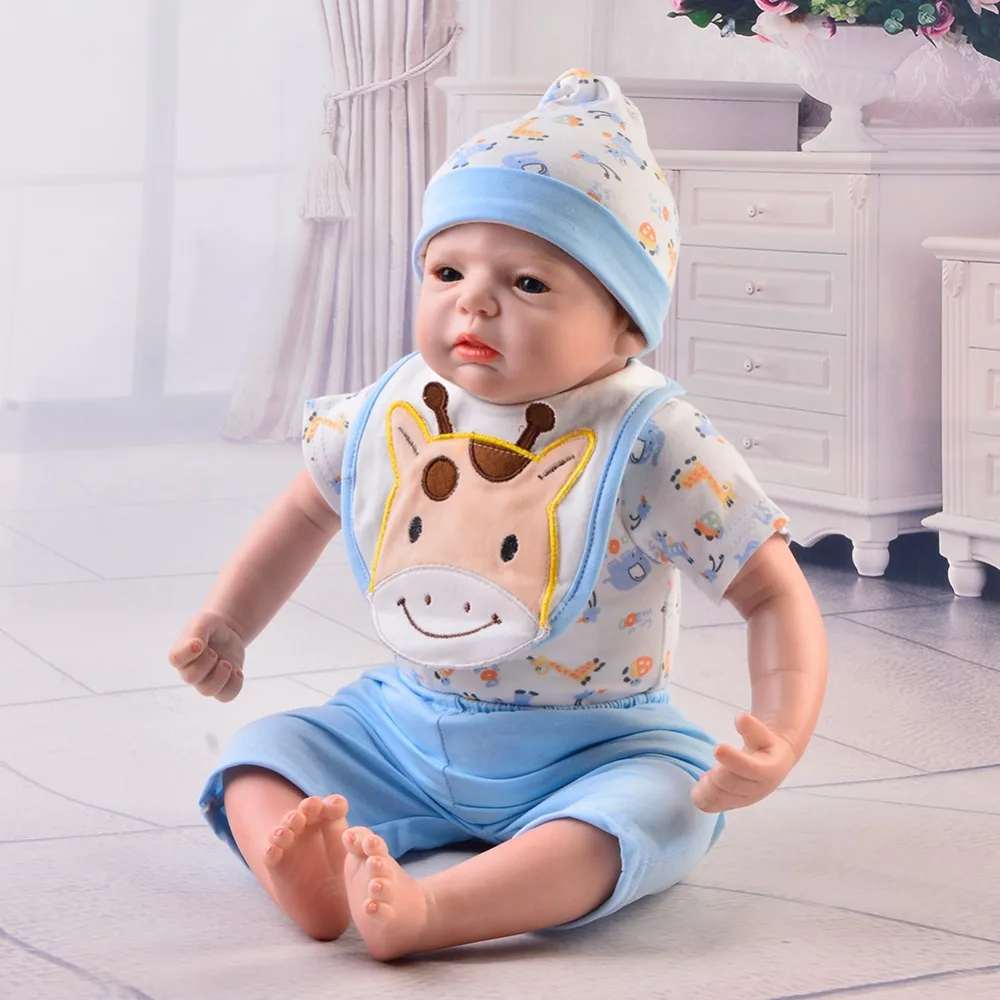 

Cute Fashion Reborn Baby Dolls 20'' Realistic Baby Dolls Soft Silicone Touch Soft Lifelike Reborn DIY Kits Birthday Gift