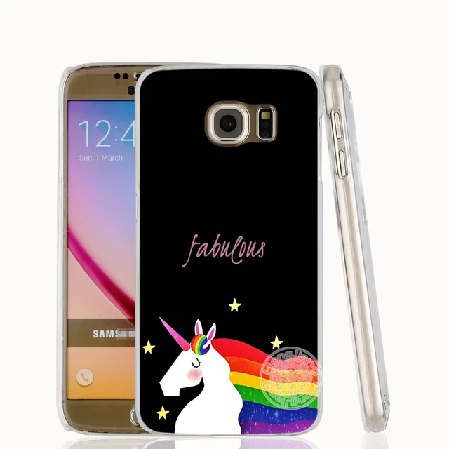 HAMEINUO unicorn horse cute cell phone case cover for Samsung Galaxy