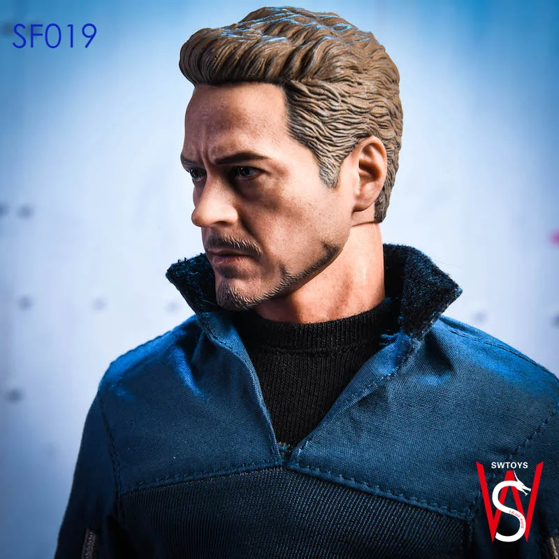 В Srock SWTOYS SF019 1/6 Мстители Железный человек Тони Старк фигурка Модель 12 дюймов Мужская коллекция кукол