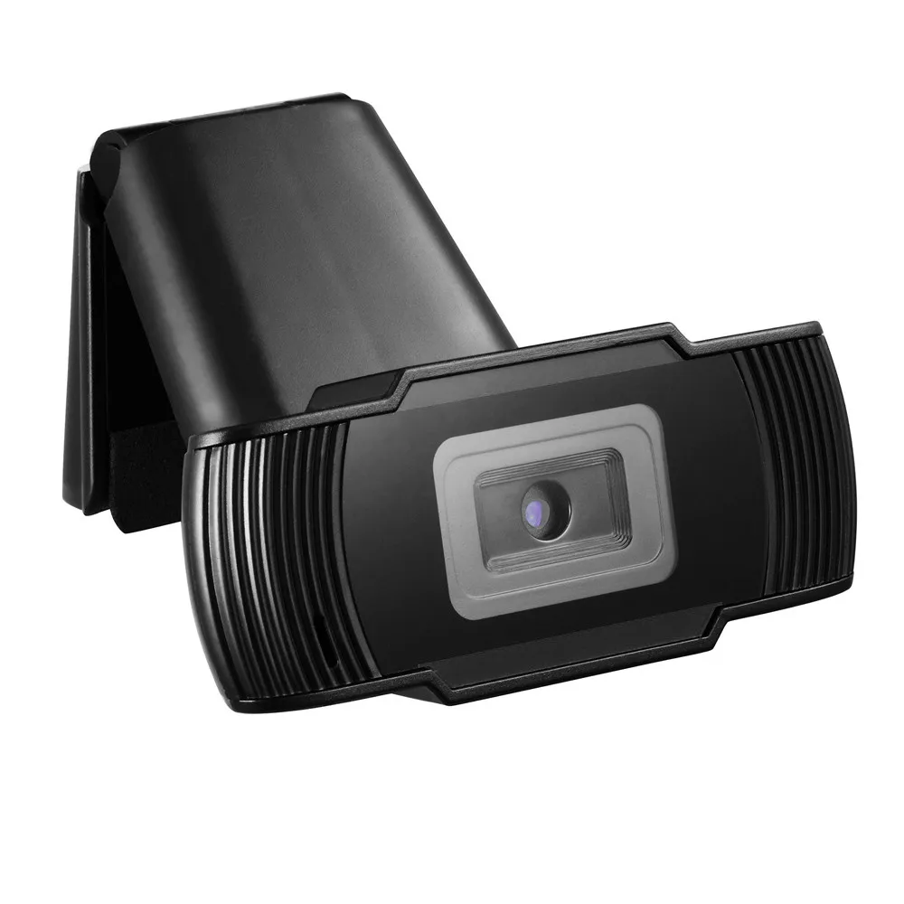 HD 12 мегапикселей USB2.0 веб-камеры Камера с микрофоном Clip-on для компьютера ПК ноутбук - Цвет: Черный
