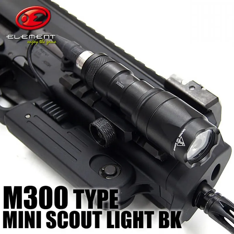 Rifle de Caça Elemento Airsoft Tactical Mini-olheiro Luz Lanterna Arma M300 Ex191 2 Cheap Luzes de armas