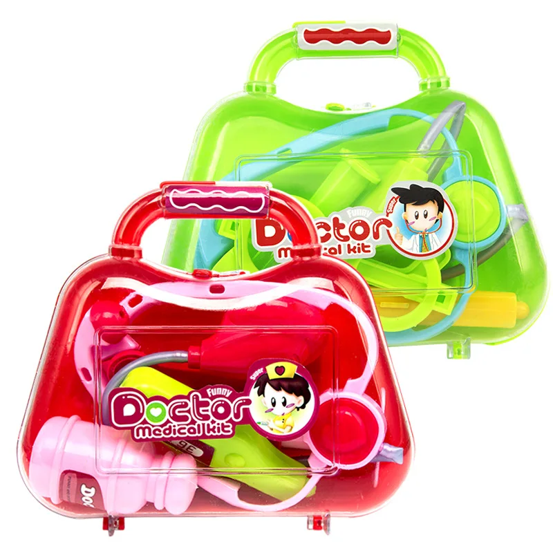 

Plastical Pretend Play Doctor Toys Intelligence Simulated Medical Box Doctor Set Toy Learning Education gift for girl boys