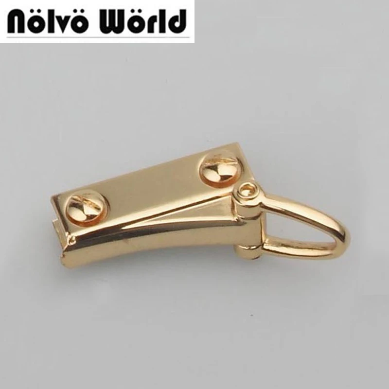 

40 pieces(20pairs) 30*10mm handbag two side clips die casting hardware sewing bags handbags purse clasp accessory